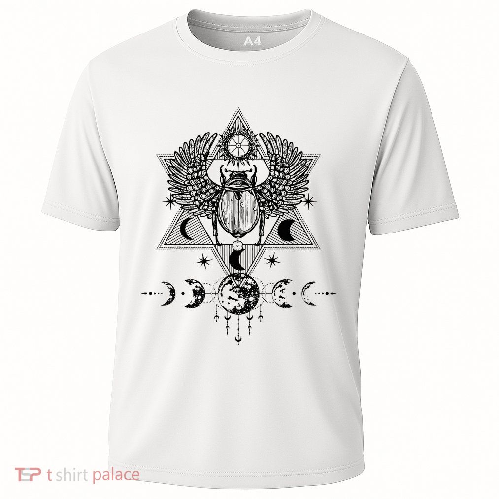 Tarot Card Occult Astrology Gothic Esoteric Cooling Performance Crew T-Shirt