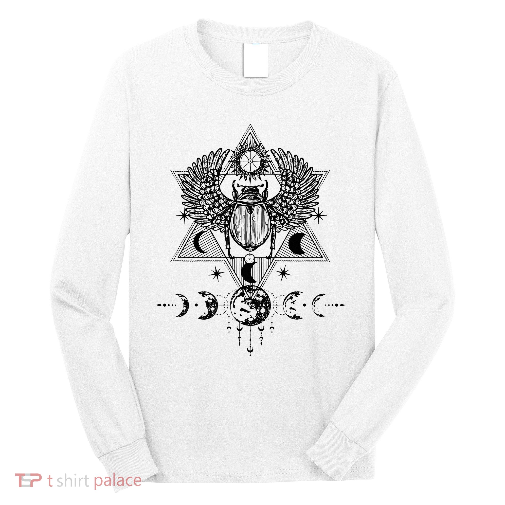 Tarot Card Occult Astrology Gothic Esoteric Long Sleeve Shirt