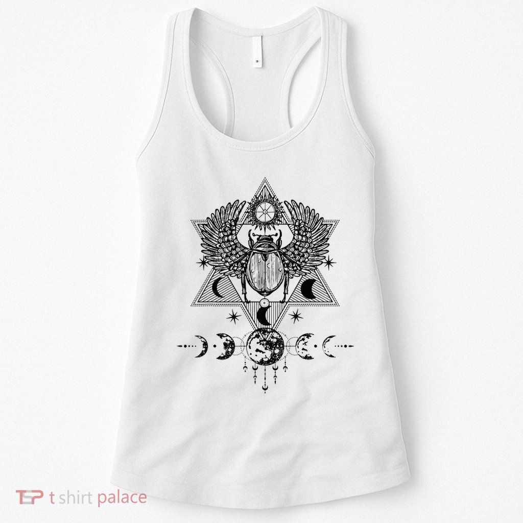 Tarot Card Occult Astrology Gothic Esoteric Womens Tank Top