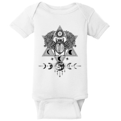 Tarot Card Occult Astrology Gothic Esoteric Baby Bodysuit