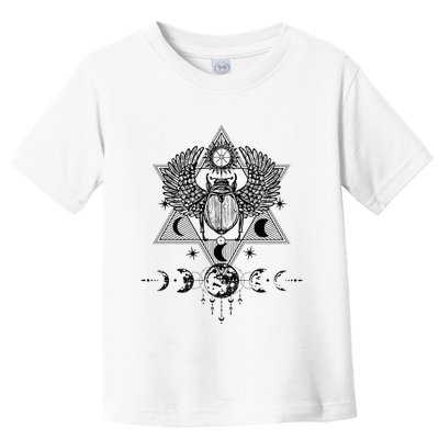 Tarot Card Occult Astrology Gothic Esoteric Toddler T-Shirt