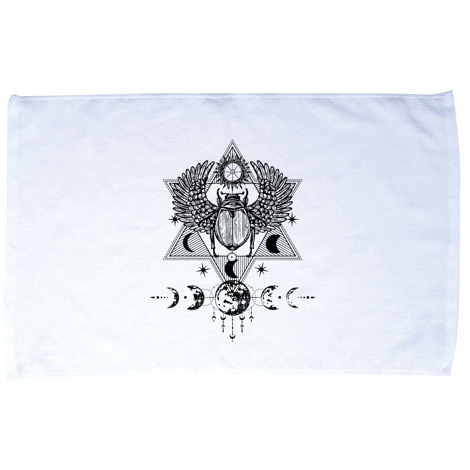 Tarot Card Occult Astrology Gothic Esoteric Microfiber Hand Towel