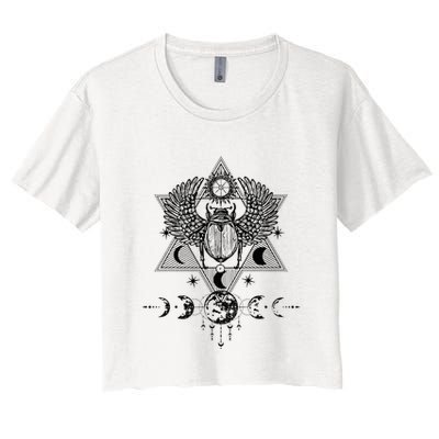 Tarot Card Occult Astrology Gothic Esoteric Crop Top