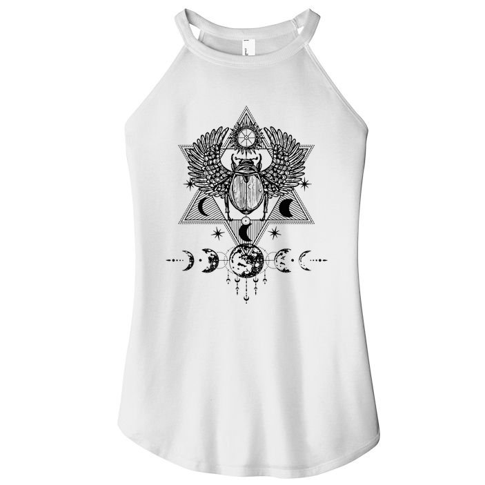 Tarot Card Occult Astrology Gothic Esoteric Women's Perfect Tri Rocker Tank