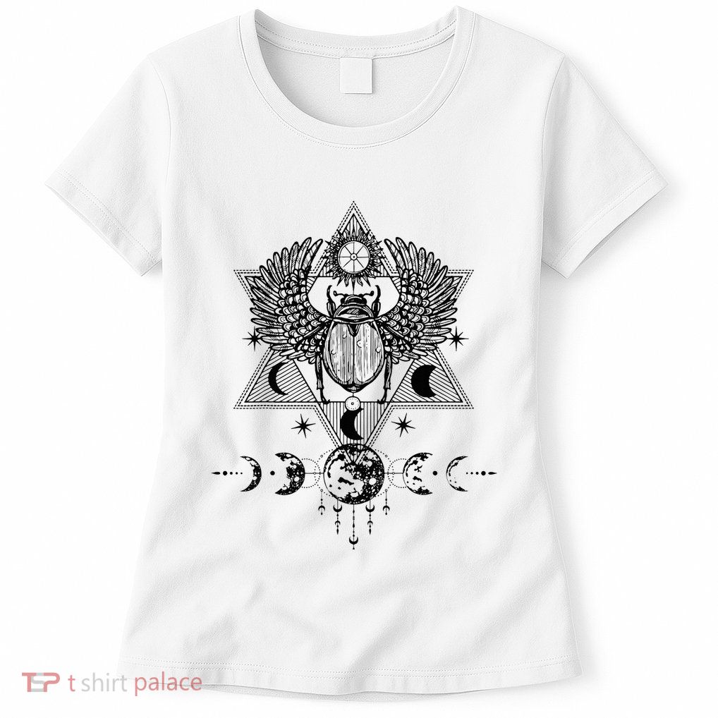 Tarot Card Occult Astrology Gothic Esoteric Womens T-Shirt