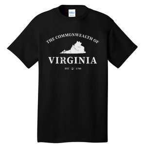 The Commonwealth Of Virginia Tall T-Shirt