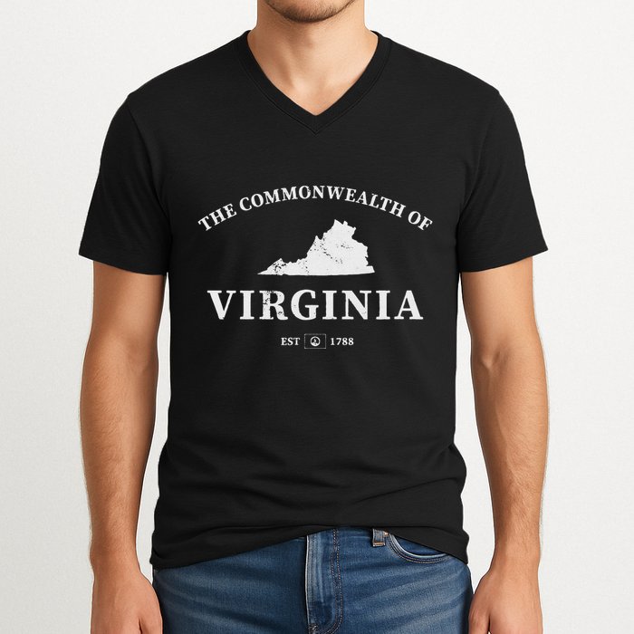 The Commonwealth Of Virginia V-Neck T-Shirt