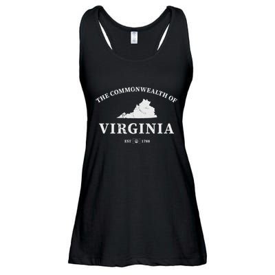 The Commonwealth Of Virginia Ladies Essential Flowy Tank