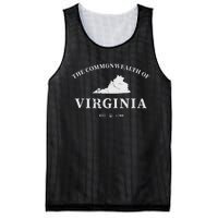 The Commonwealth Of Virginia Mesh Reversible Basketball Jersey Tank