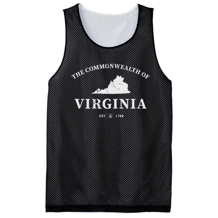 The Commonwealth Of Virginia Mesh Reversible Basketball Jersey Tank