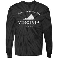 The Commonwealth Of Virginia Tie-Dye Long Sleeve Shirt