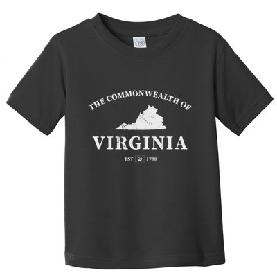 The Commonwealth Of Virginia Toddler T-Shirt