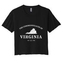 The Commonwealth Of Virginia Women's Crop Top Tee
