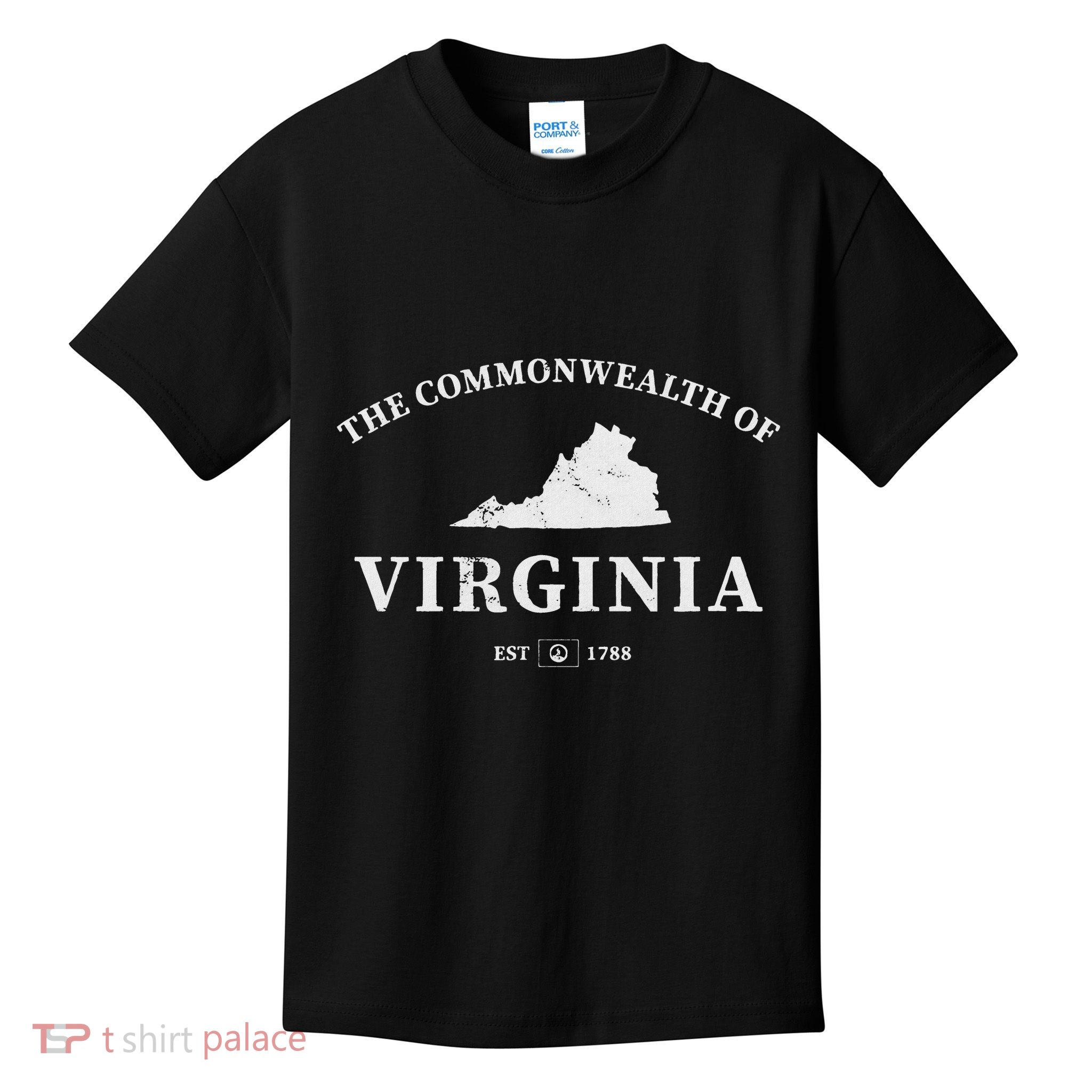 The Commonwealth Of Virginia Kids T-Shirt