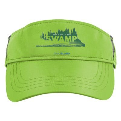 The Curse Of Oak Island Drain The Swamp Gift Adult Drive Performance Visor