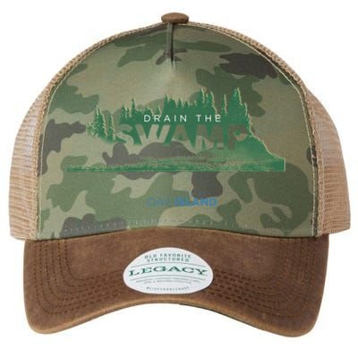 The Curse Of Oak Island Drain The Swamp Gift Legacy Tie Dye Trucker Hat