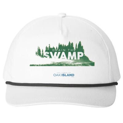 The Curse Of Oak Island Drain The Swamp Gift Snapback Five-Panel Rope Hat