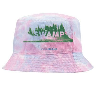 The Curse Of Oak Island Drain The Swamp Gift Tie-Dyed Bucket Hat