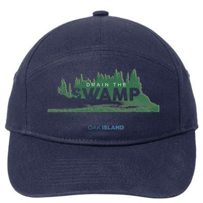 The Curse Of Oak Island Drain The Swamp Gift 7-Panel Snapback Hat