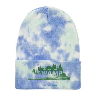 The Curse Of Oak Island Drain The Swamp Gift Tie Dye 12in Knit Beanie