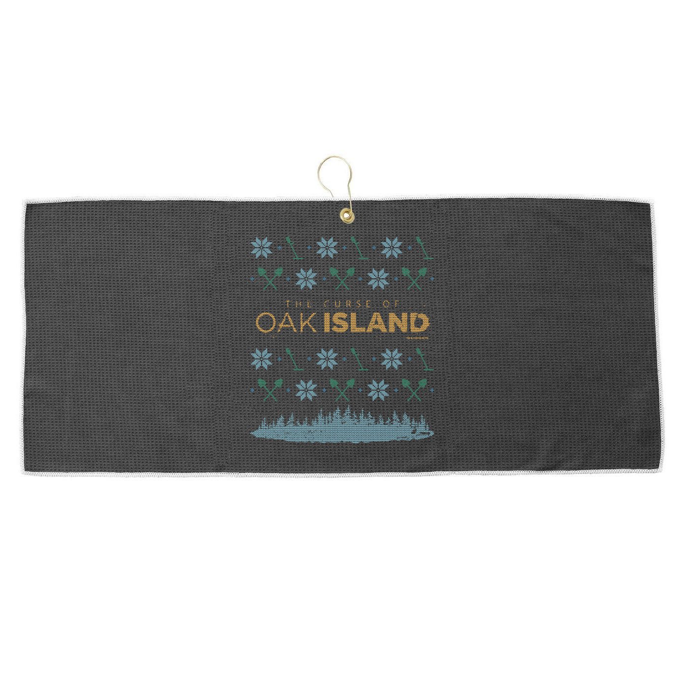 The Curse Of Oak Island Holiday Gift Large Microfiber Waffle Golf Towel