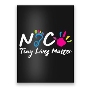 Taking Care Of Tiny Lives Neonatal NICU Nurse Gift Poster