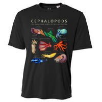 The Cephalopod Octopus Squid Cuttlefish And Nautilus Cooling Performance Crew T-Shirt