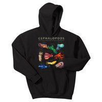 The Cephalopod Octopus Squid Cuttlefish And Nautilus Kids Hoodie