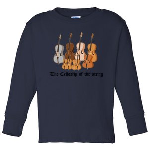 The Celloship Of The String Toddler Long Sleeve Shirt