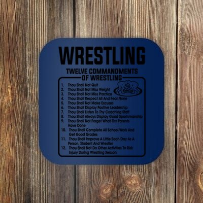 Twelve Commandments Of Wrestling T Coaster