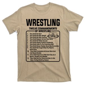 Twelve Commandments Of Wrestling T T-Shirt