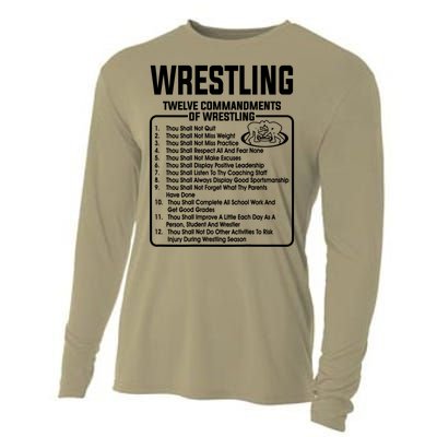 Twelve Commandments Of Wrestling T Cooling Performance Long Sleeve Crew