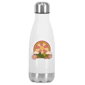 Take Care Of Mother Earth Great Gift Sun Sunflower Flowers Cute Gift Stainless Steel Insulated Water Bottle