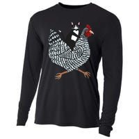 Tuxedo Cat On A Chicken Cooling Performance Long Sleeve Crew