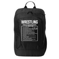 Twelve Commandments Of Wrestling City Backpack
