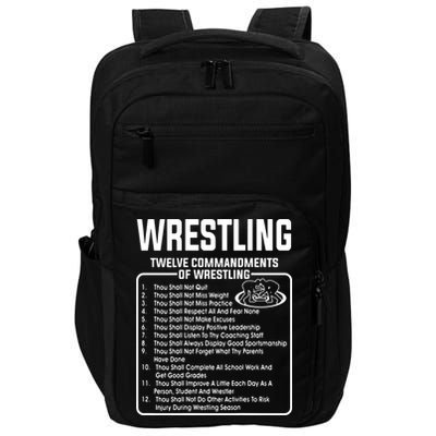 Twelve Commandments Of Wrestling Impact Tech Backpack