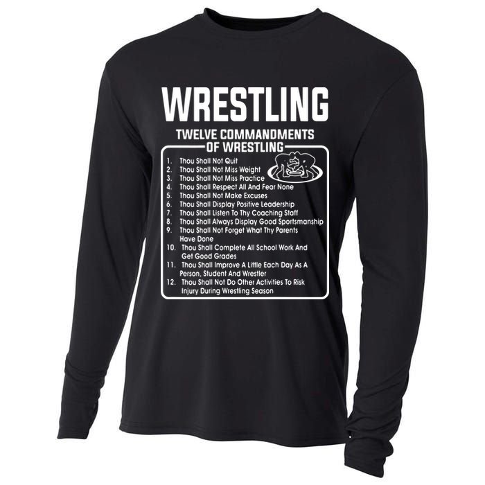 Twelve Commandments Of Wrestling Cooling Performance Long Sleeve Crew