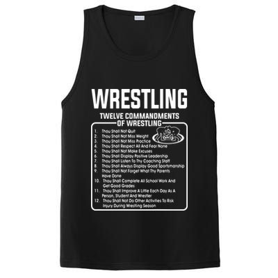 Twelve Commandments Of Wrestling PosiCharge Competitor Tank