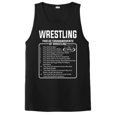 Twelve Commandments Of Wrestling PosiCharge Competitor Tank