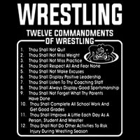 Twelve Commandments Of Wrestling Wool Snapback Cap