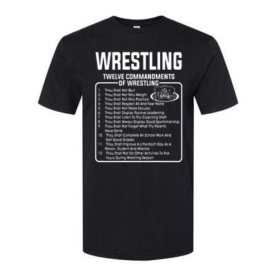 Twelve Commandments Of Wrestling Softstyle® CVC T-Shirt