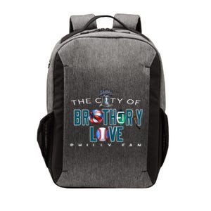 The City Of Brotherly Love A Philadelphia Vector Backpack