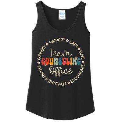 Team Counseling Office Appreciation Week Back To School Ladies Essential Tank