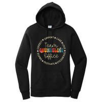 Team Counseling Office Appreciation Week Back To School Women's Pullover Hoodie