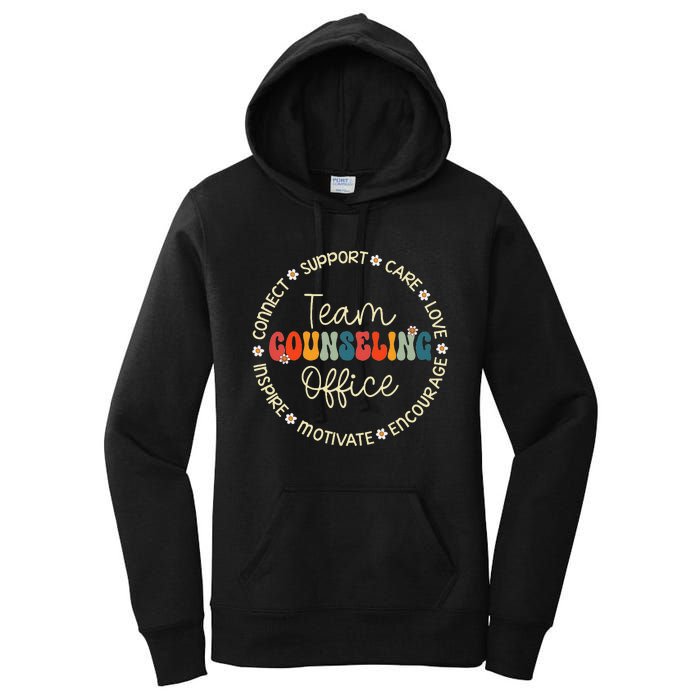 Team Counseling Office Appreciation Week Back To School Women's Pullover Hoodie