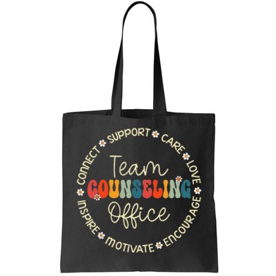 Team Counseling Office Appreciation Week Back To School Tote Bag