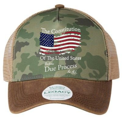 The Constitution Of The United States Due Process For All Legacy Tie Dye Trucker Hat