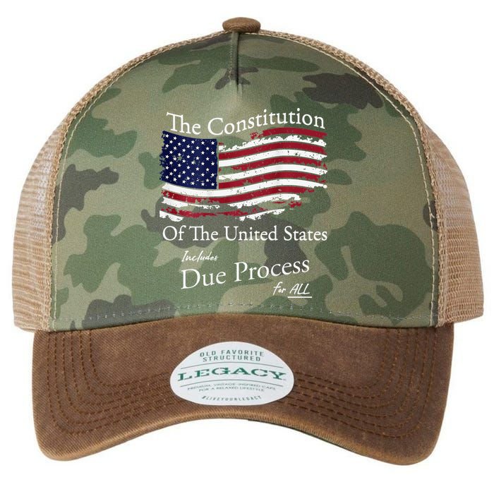 The Constitution Of The United States Due Process For All Legacy Tie Dye Trucker Hat