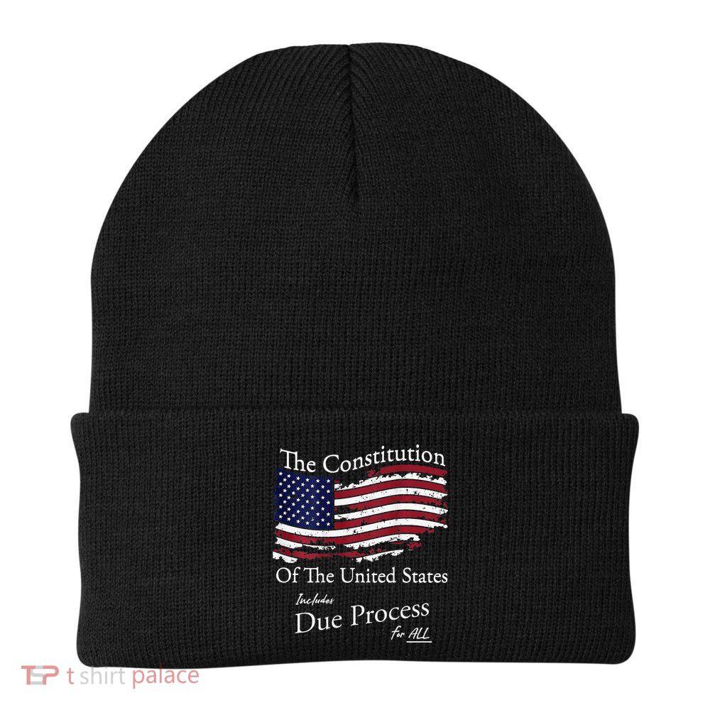 The Constitution Of The United States Due Process For All Beanie