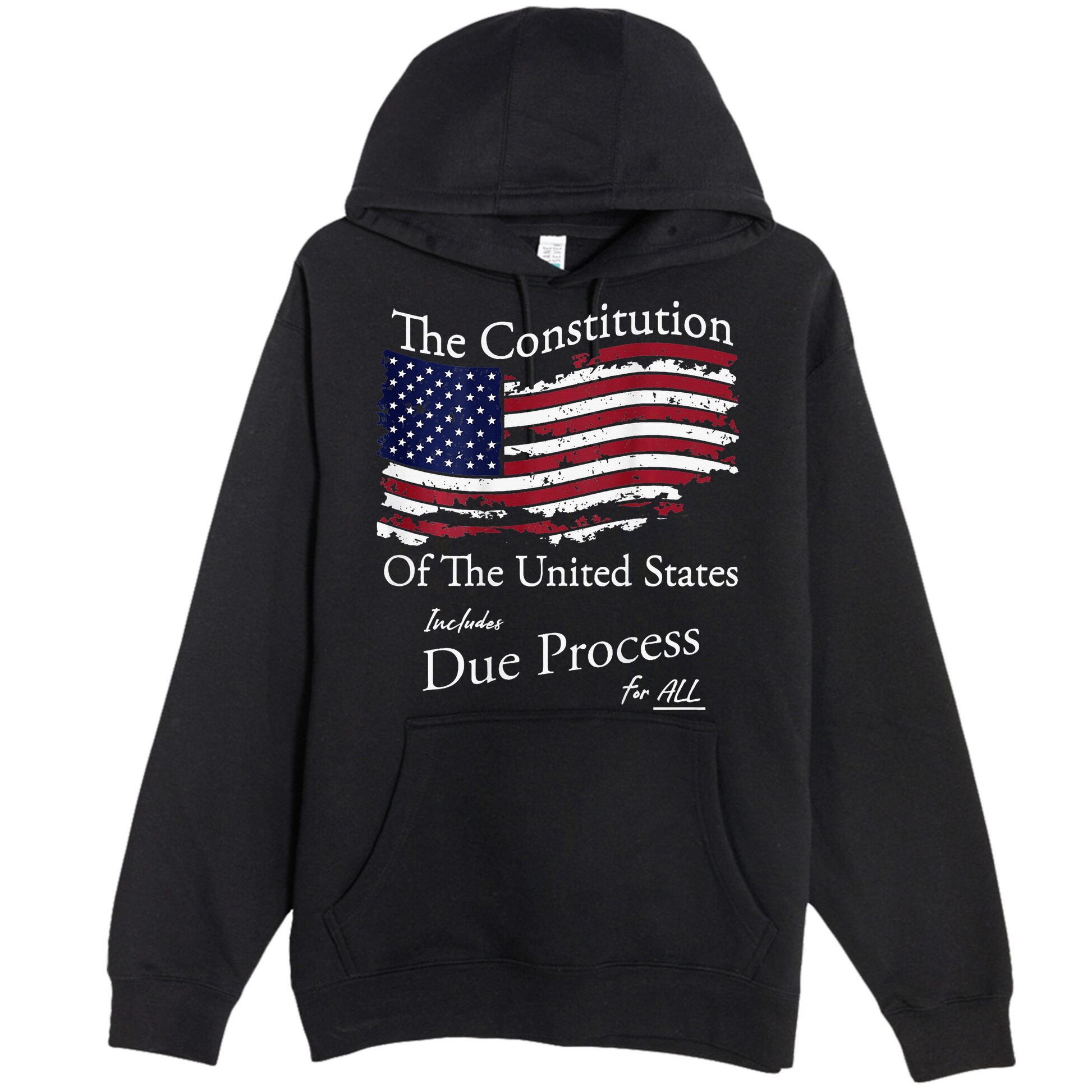 The Constitution Of The United States Due Process For All Premium Pullover Hoodie